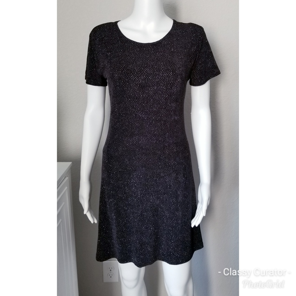 BOGO Vintage Sparkly black stretchy dress